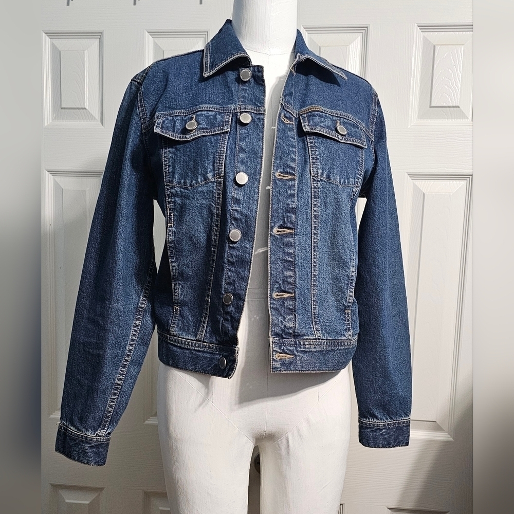 Calvin Klein Jeans Women's Blue Jean Jacket S